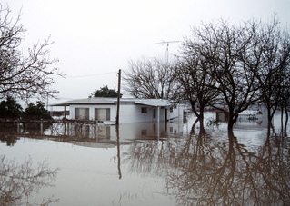 flooded neighborhood california